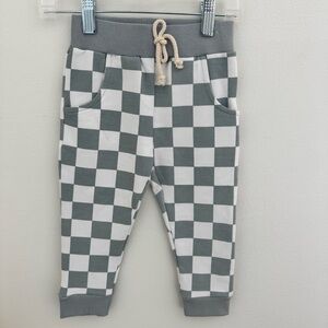 Checkered Kids Jogger Pants